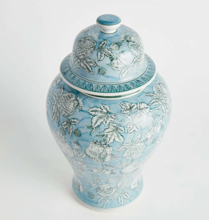 Pomegranate Sketch Ginger Jar
