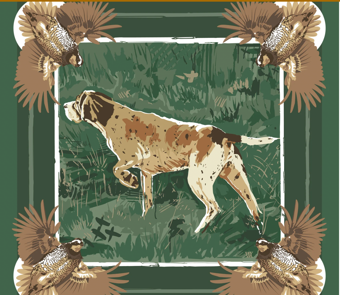 Dark Green Pocket Square