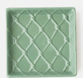 Green Textured Beverage Napkin Tray