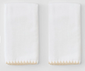 Fingertip Powder Bath Towel (pair) Sand Stitching