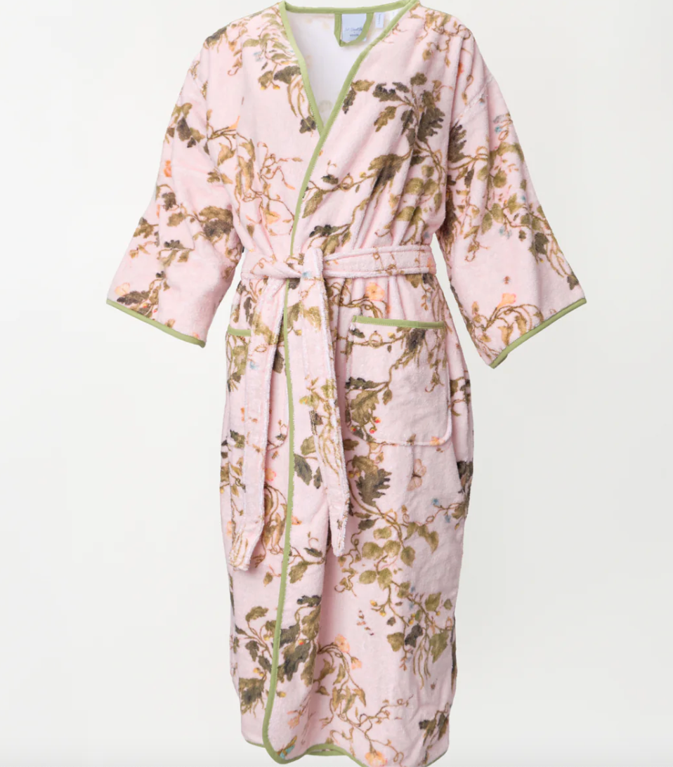 Women's long pattern robe- Bell sleeve Vivian