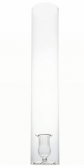 2 Piece Clean Candleholder w/ Clear Cylinder
