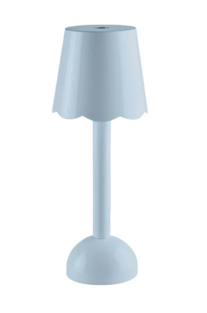 Scallop LED Lamp Periwinkle 28cm