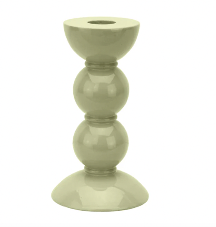 14cm Bobbin Sage Candle Stick