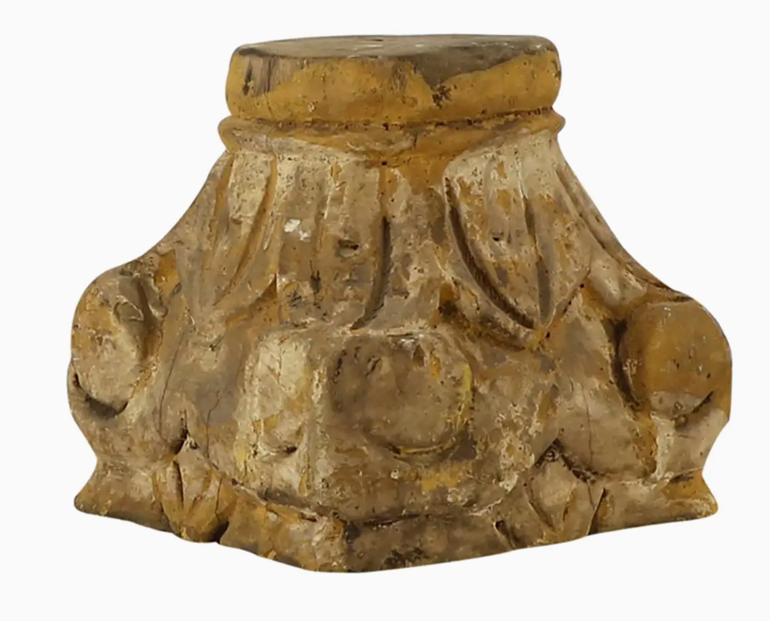 Carved Pillar Base - Mini
