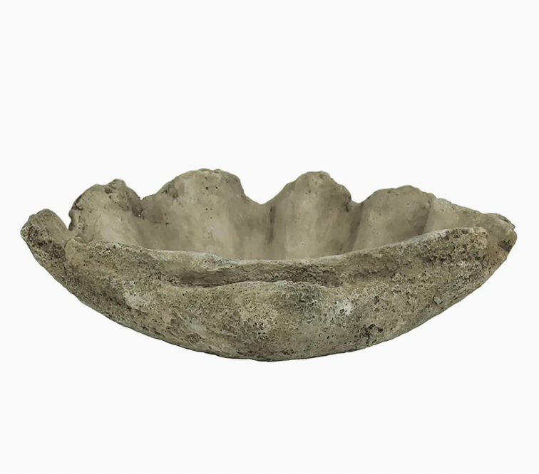 Cast Concrete Clam Shell