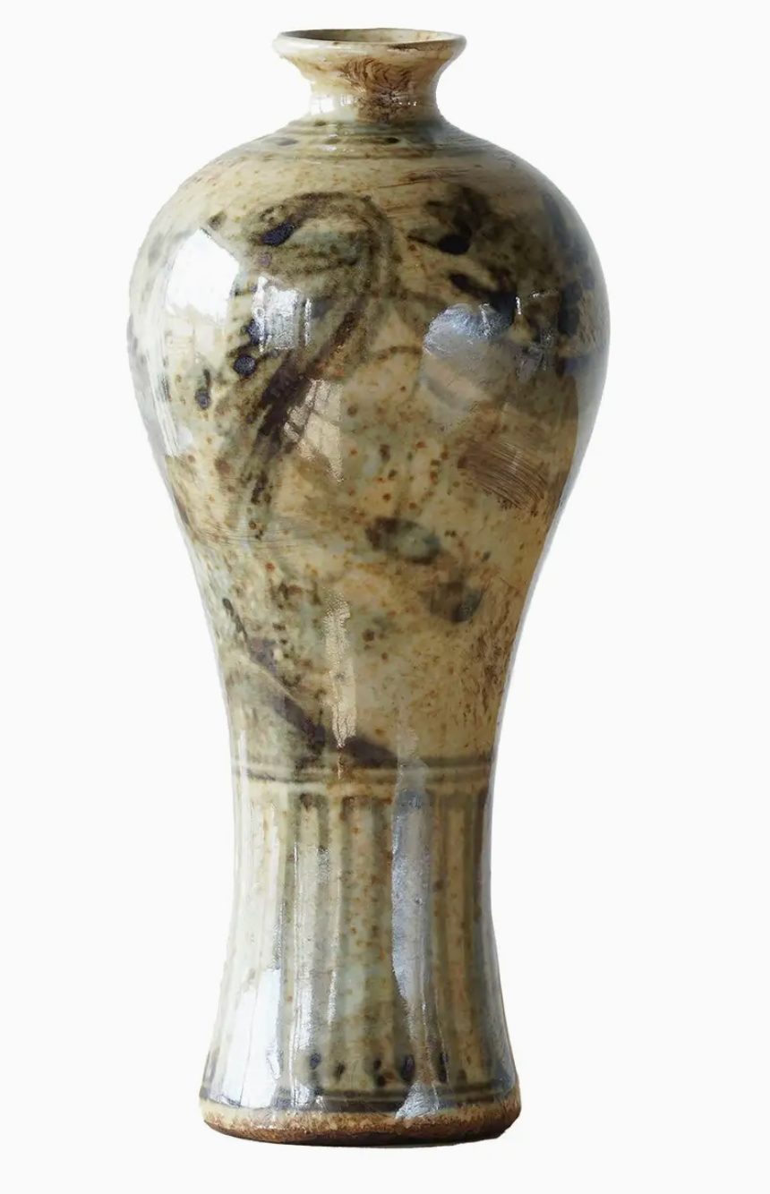 Jingdezhen Hand-Painted Bud Vase With Bird