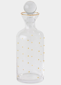 Celebration Decanter-Clear w/Gold Dots