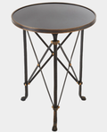 Directoire Table-Iron/Black Granite
