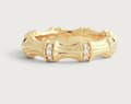Bamboo Enameled SINGLE Ring size 9