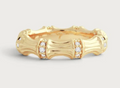 Bamboo Enameled SINGLE Ring size 8