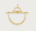 Cheval Bit Pendant, Gold