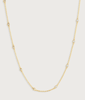 Gold Chain with Crystals