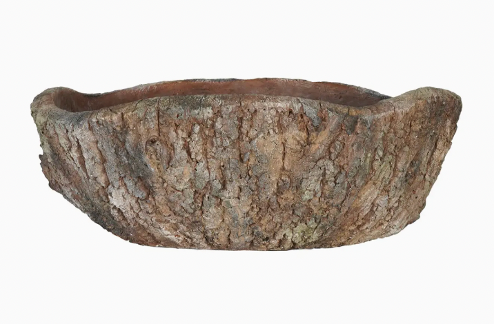 Concrete Faux Bois Bowl