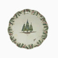 Signed Ruffled Cake Plate