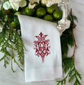 Royal Linen Towel, Red