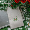 Antlers with Holly Towel
