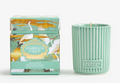 Portus Cale White Crane Candle