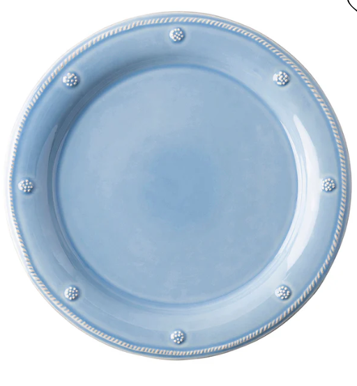 Berry and Thread Chambray dinner plate