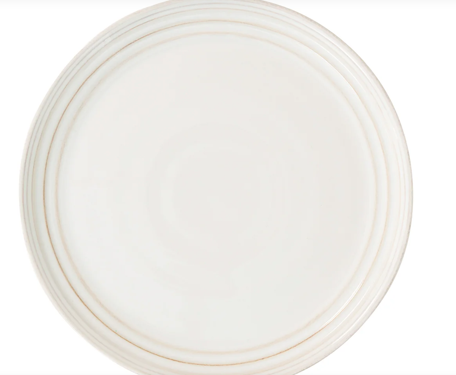 Bilbao whitewash dinner plate