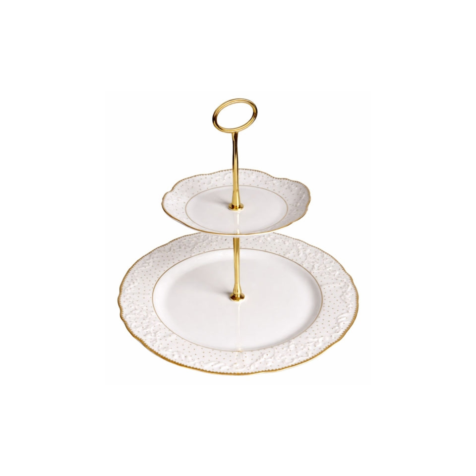 2 Plate Tiered Cake Stand