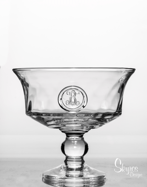 Compote - Hand Stamped Initial