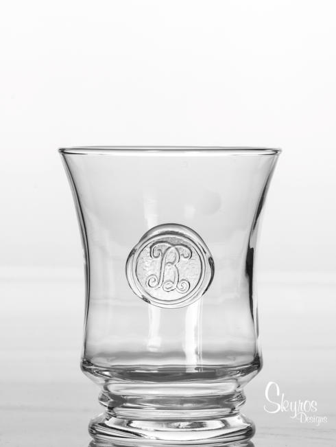 Double Old Fashioned - Hand Stamped Initial