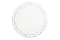 Vinilo Scalloped Placemat - Beige Edge