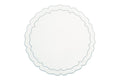 Vinilo Scalloped Placemat - Grey Edge