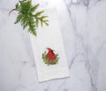 Christmas Cardinal, White (Red)
