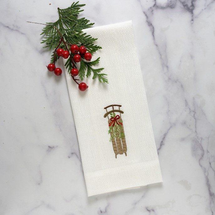 Christmas Sled, White (Multi)