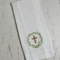Easter Cross, White (Green/Gold)