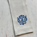 Damask, Cream (French Blue)