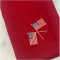 Towel, American Flags, Red (Multi)