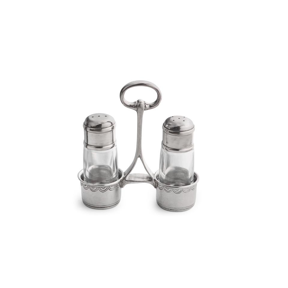 Tall Salt &amp; Pepper with Caddy