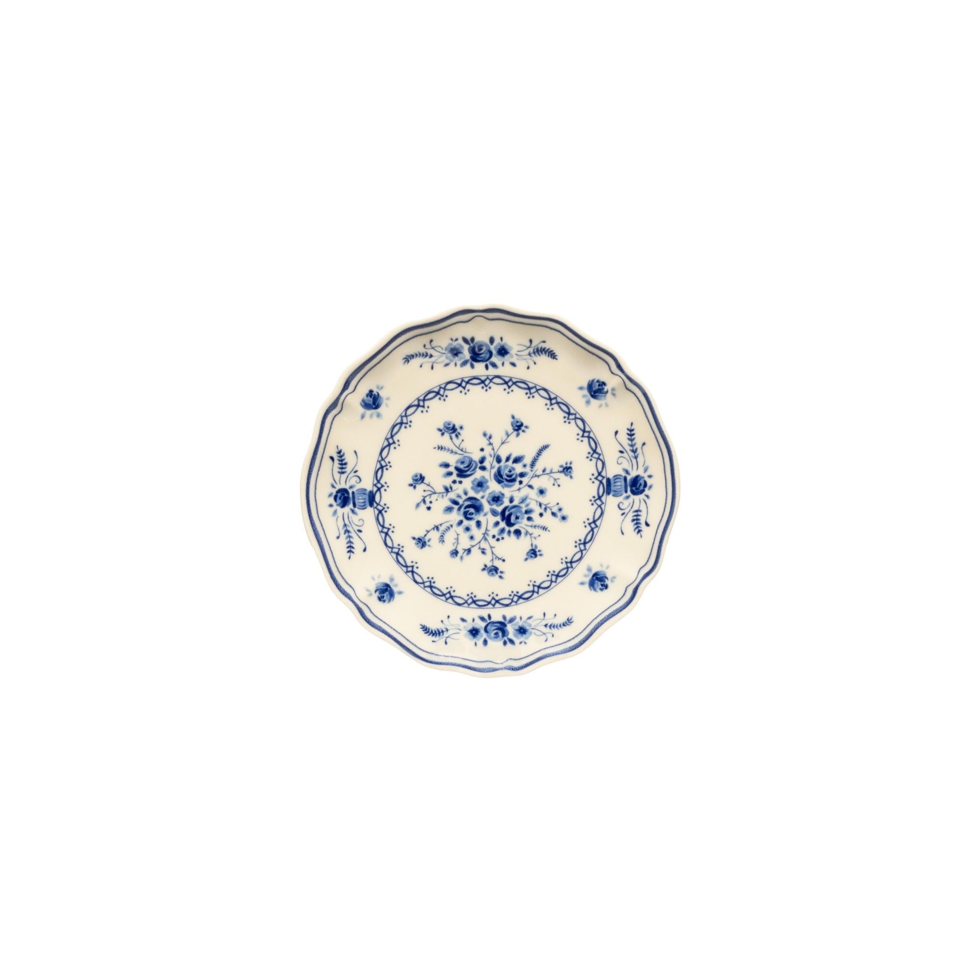 Appetizer Plate, Beige-Blue