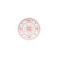 Appetizer Plate, White-Red