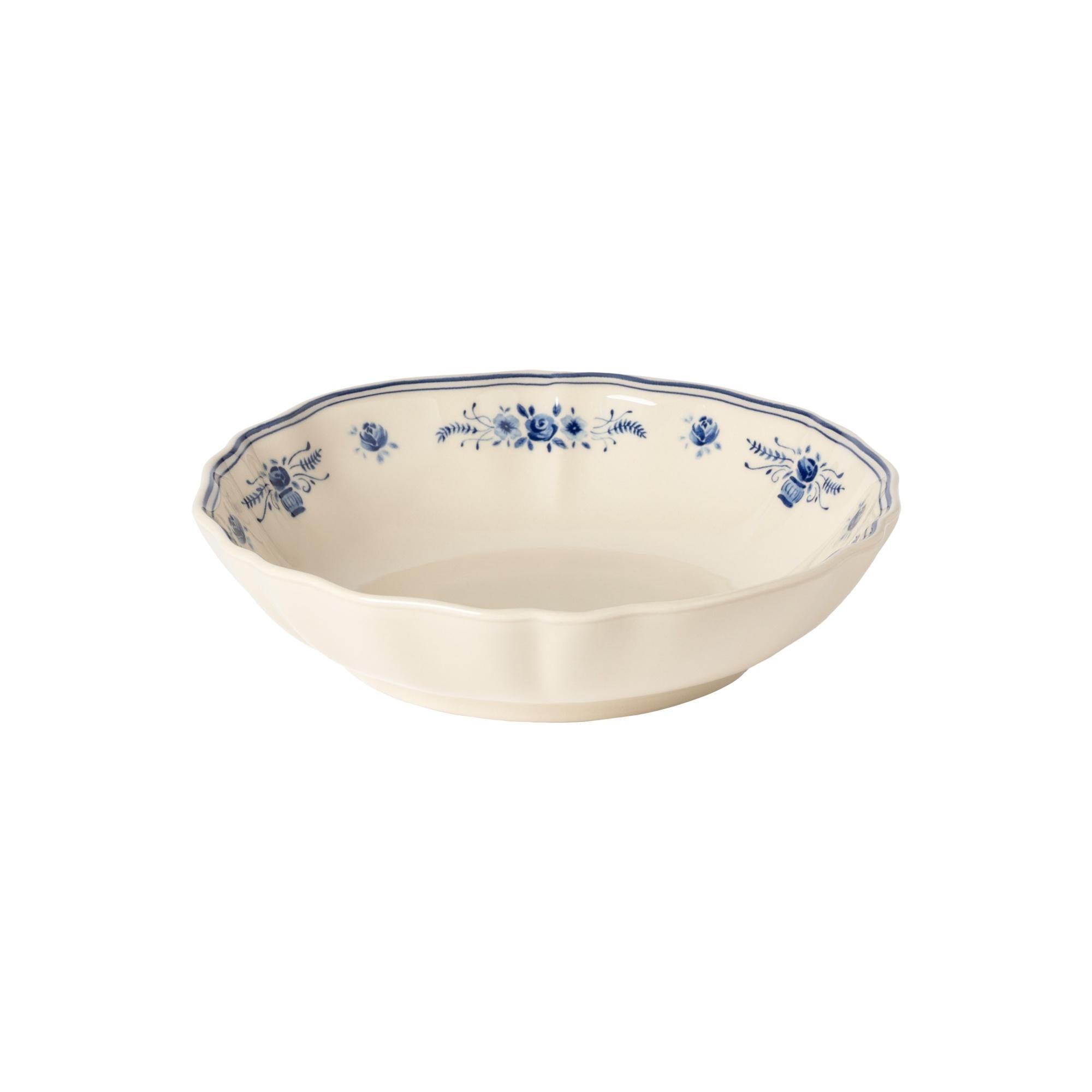 Soup Pasta Bowl, Beige-Blue