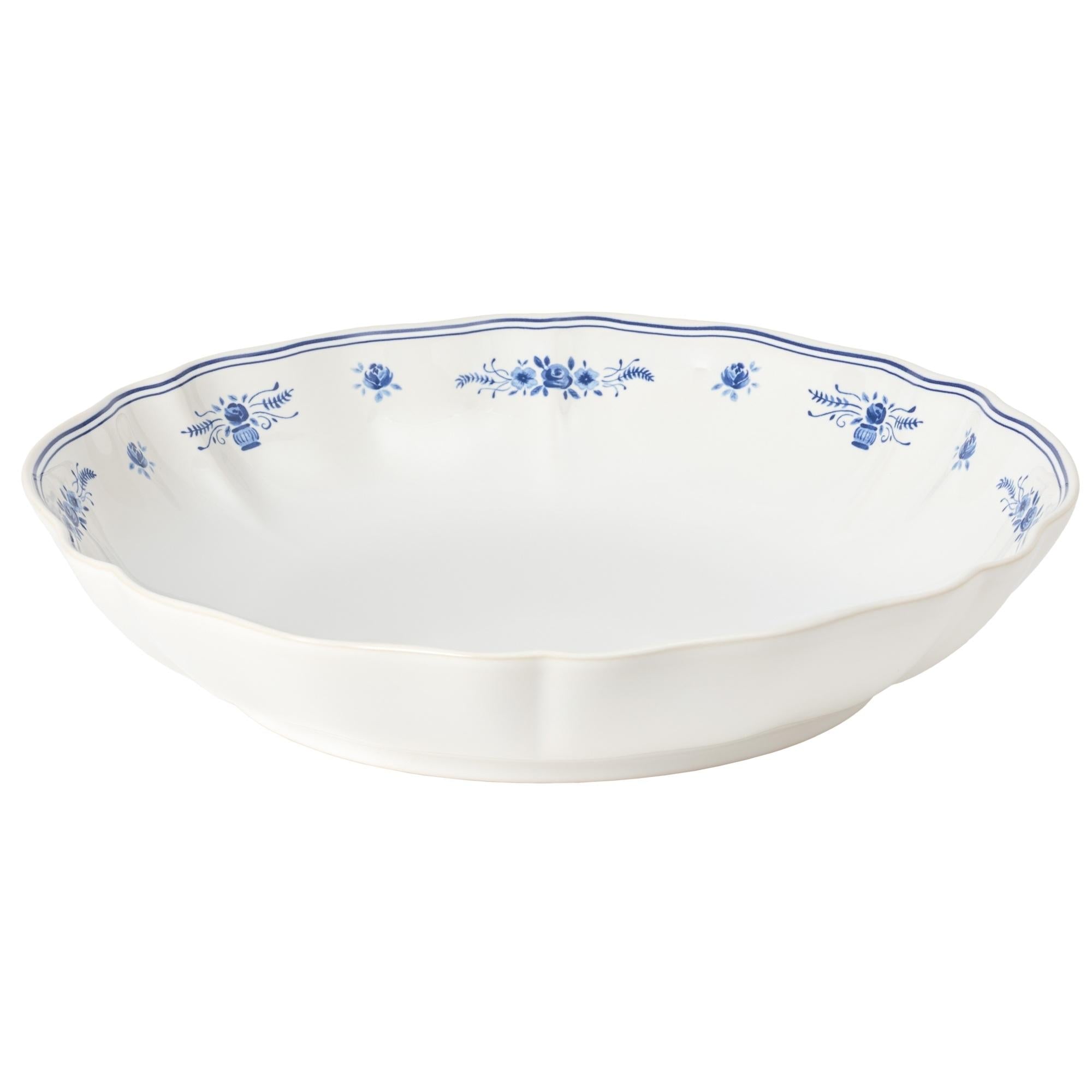 Pasta Server, White-Blue