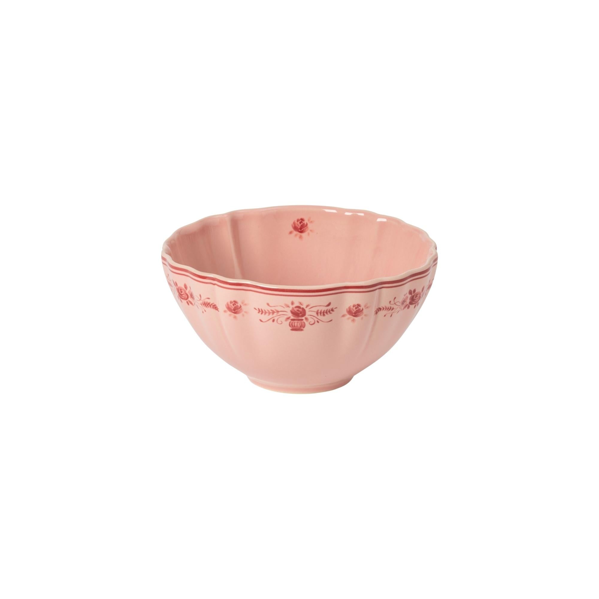 Soup Cereal Bowl, Pink-Red