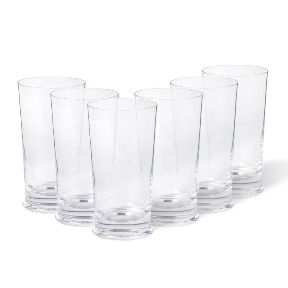 Set 6 highballs 24 OZ, Clear