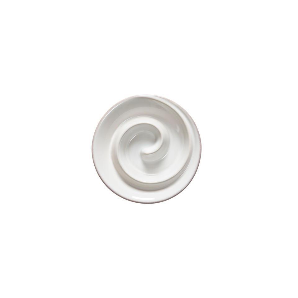 Spiral appetizer Dish 6", White