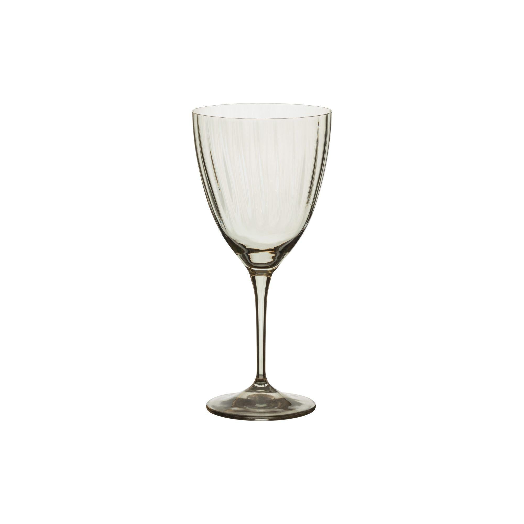 Water glass, Smoked grey