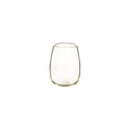 Recycled low glass tumbler, Green