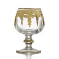 Gold Brandy Glass