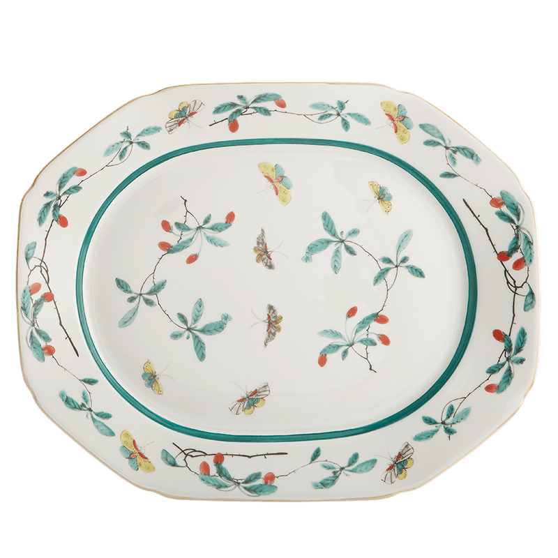 Famille Verte Octagonal 15'  Platter