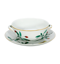 Famille Verte Bouillon Cup & Saucer