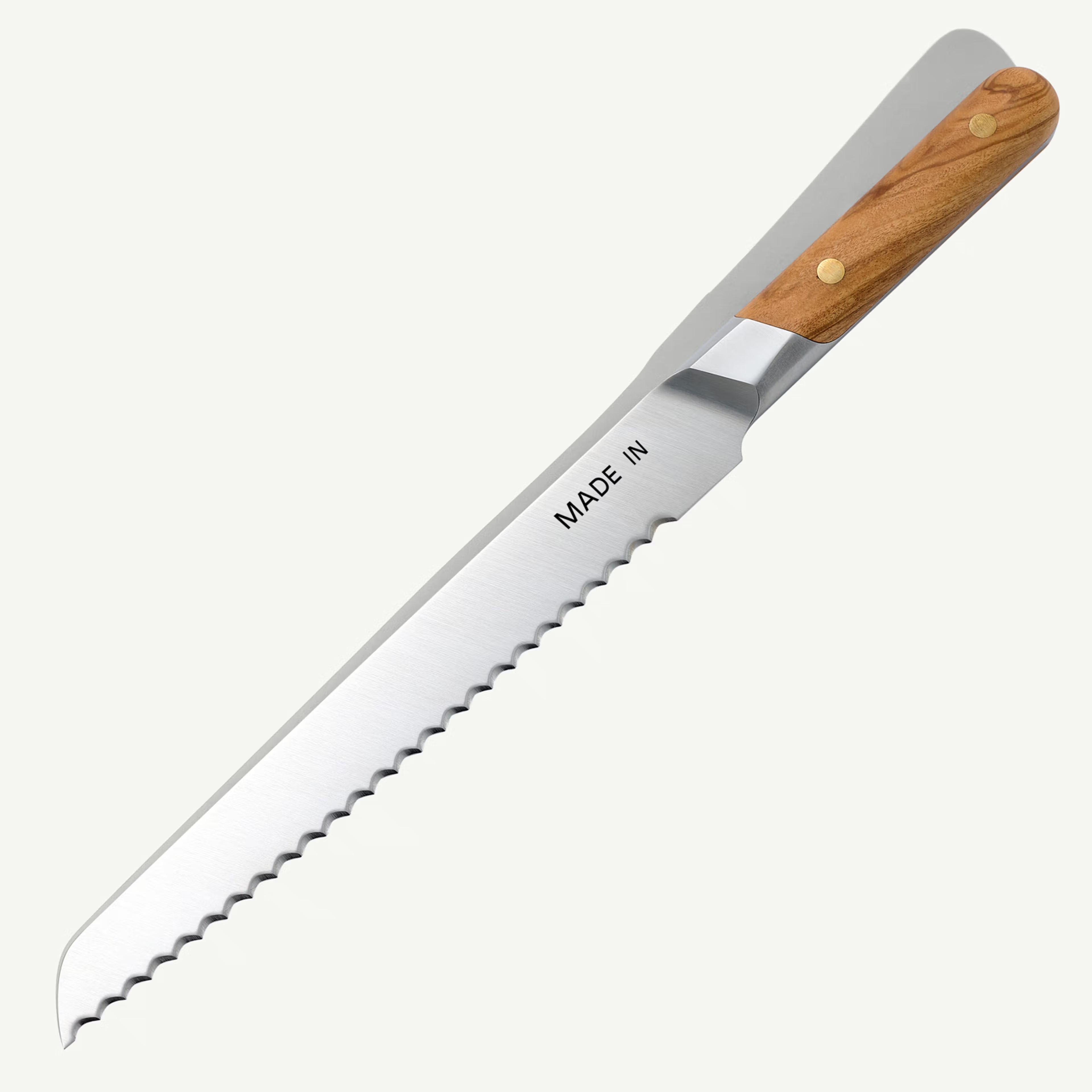 9" Bread Knife - Olive Wood