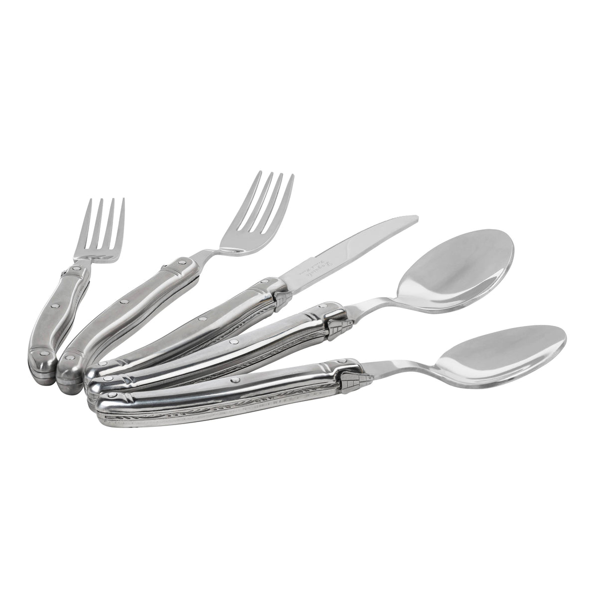 Laguiole Connoisseur 20-Piece 18/10 Stainless-Steel Flatware