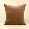 20x20 Vera Luxe Velvet Pillow, Caramel